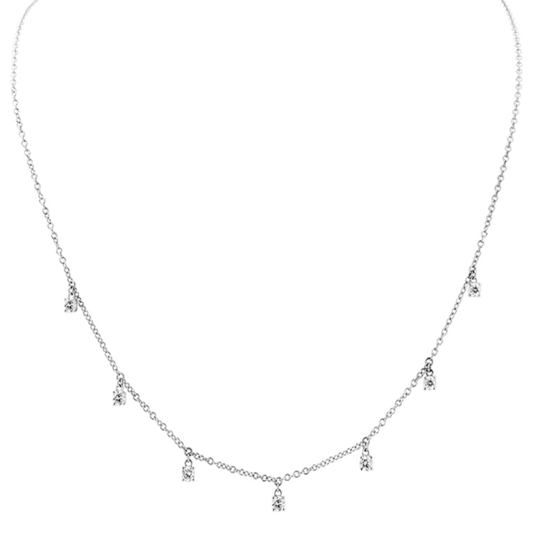 witgoud collier met diamant Schaap en Citroen Diamonds - #6 witgoud collier met diamant Schaap en Citroen Diamonds - #6
