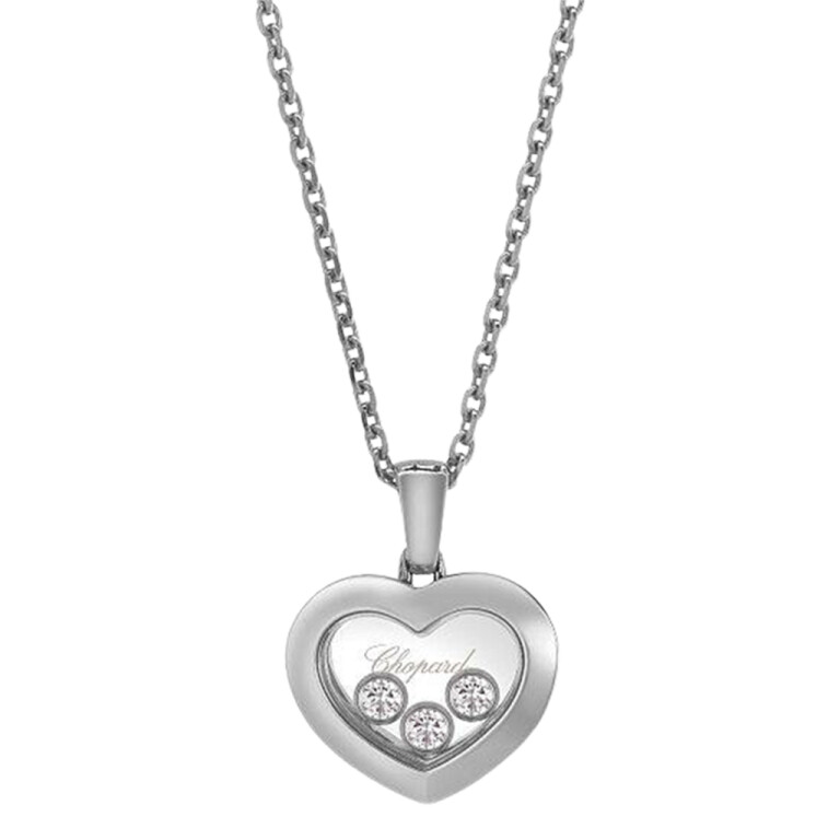 Chopard Happy Diamonds Icons Heart collier met hanger witgoud met diamant - 79A611-1001 - #3 Chopard Happy Diamonds Icons Heart collier met hanger witgoud met diamant - 79A611-1001 - #3