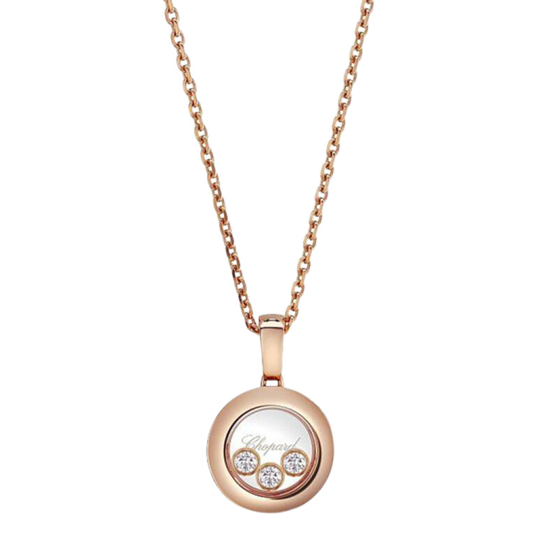 Chopard Happy Diamonds Icons Round collier met hanger roodgoud met diamant - 79A018-5001 - #3 Chopard Happy Diamonds Icons Round collier met hanger roodgoud met diamant - 79A018-5001 - #3