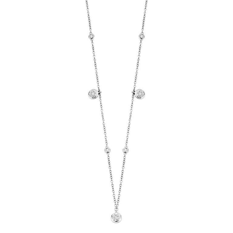 witgoud collier met diamant Schaap en Citroen Diamonds - #2 witgoud collier met diamant Schaap en Citroen Diamonds - #2