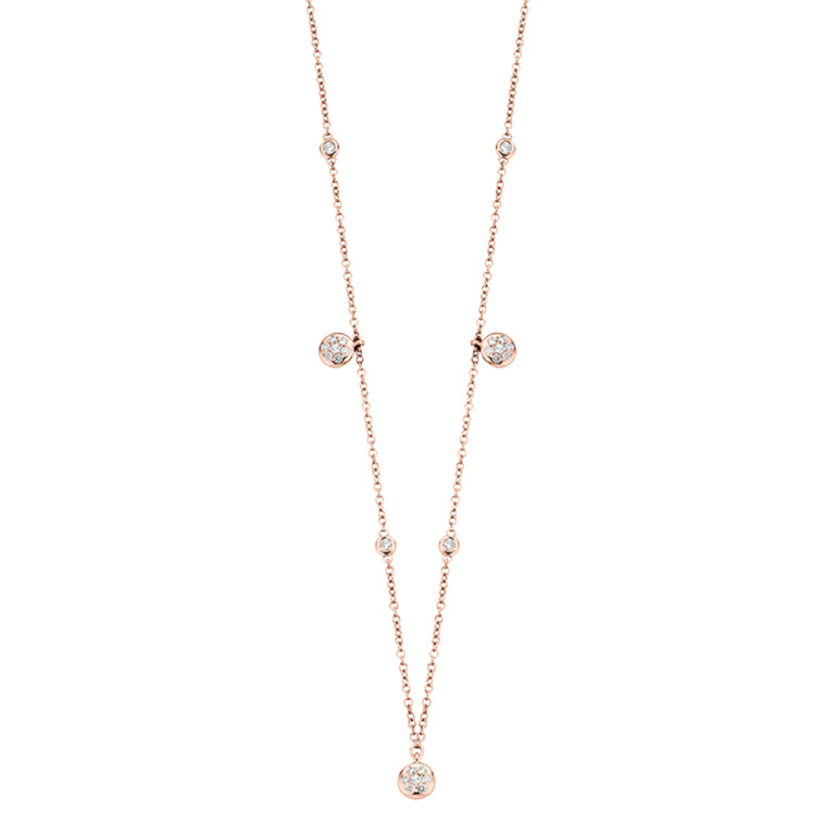 roodgoud collier met diamant Schaap en Citroen Diamonds - #2 roodgoud collier met diamant Schaap en Citroen Diamonds - #2
