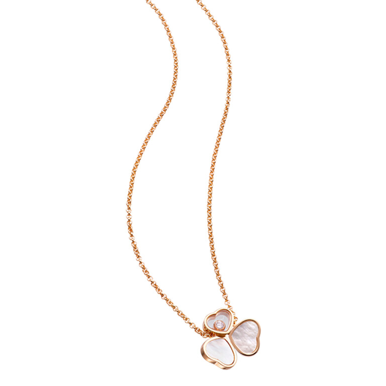 Chopard Happy Diamonds Happy Hearts collier met hanger roodgoud met diamant - 81A083-5311 - #4 Chopard Happy Diamonds Happy Hearts collier met hanger roodgoud met diamant - 81A083-5311 - #4