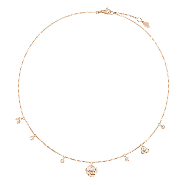 Piaget Rose collier roodgoud met diamant - G37UB600 - #2 Piaget Rose collier roodgoud met diamant - G37UB600 - #2