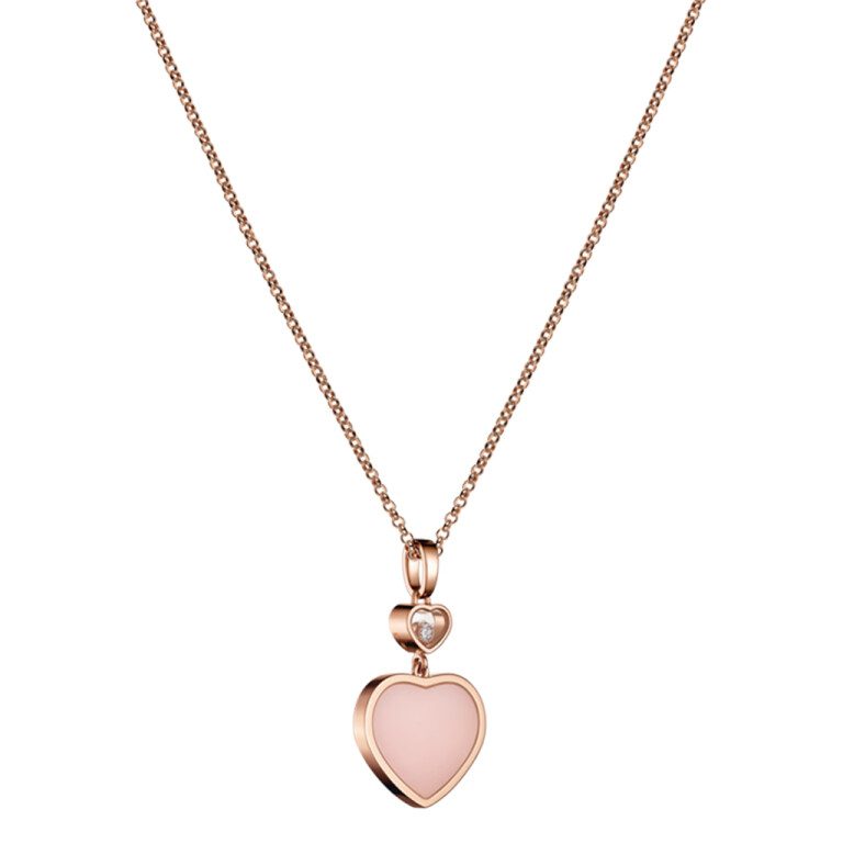 Chopard Happy Diamonds Happy Hearts collier met hanger roodgoud met diamant - 797482-5620 - #4 Chopard Happy Diamonds Happy Hearts collier met hanger roodgoud met diamant - 797482-5620 - #4