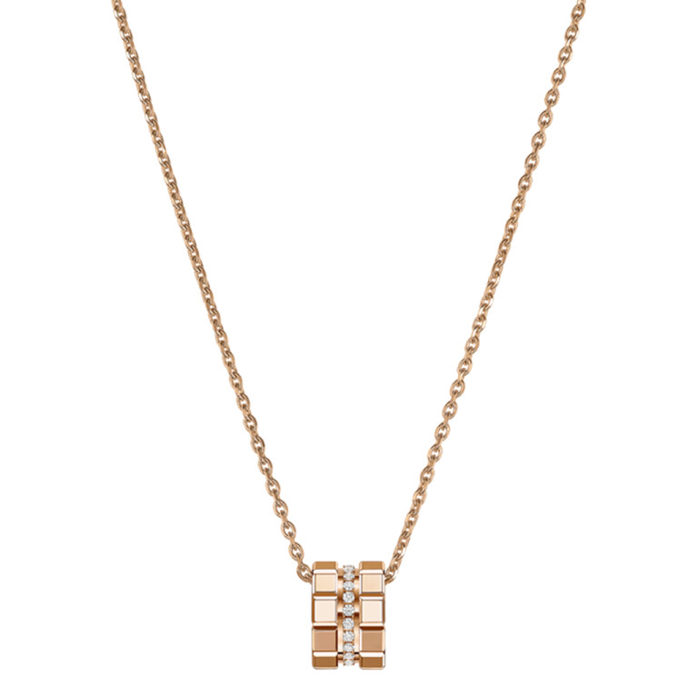 Chopard Ice Cube Mini collier roodgoud met diamant - 797005-5003 - #4 Chopard Ice Cube Mini collier roodgoud met diamant - 797005-5003 - #4