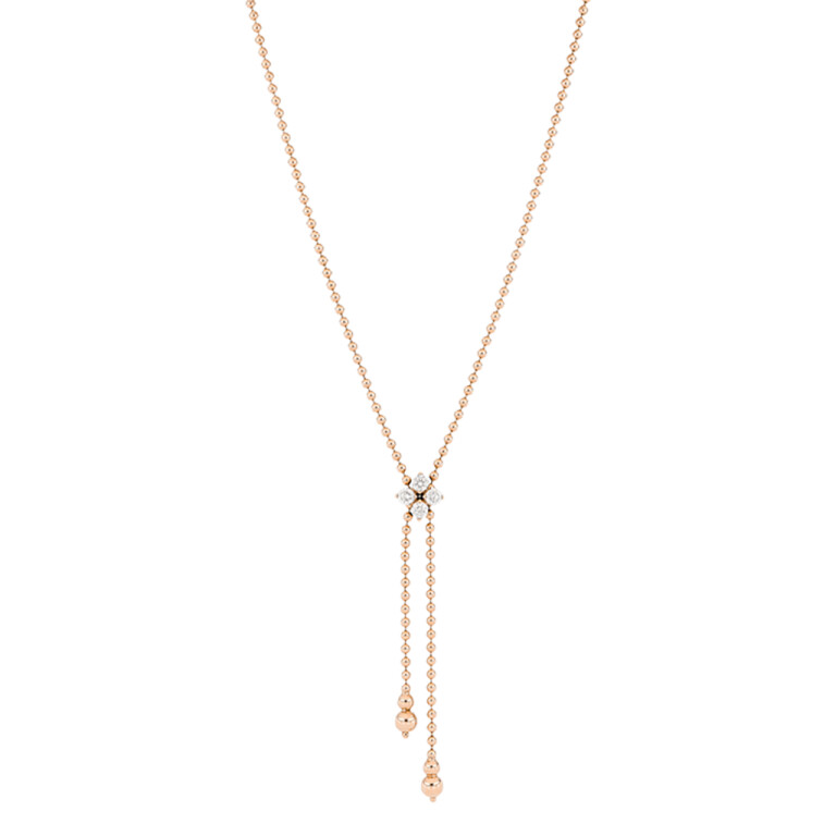 Roberto Coin Love in Verona collier roodgoud met diamant - ADR888CL2156 - #4 Roberto Coin Love in Verona collier roodgoud met diamant - ADR888CL2156 - #4