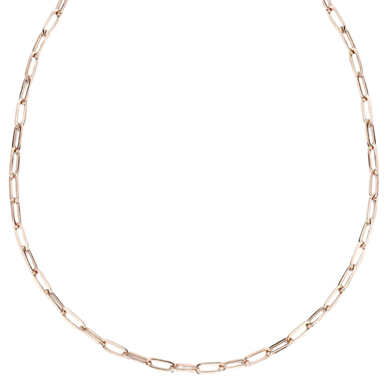 roodgoud schakel collier Schaap en Citroen Essentials - #2 roodgoud schakel collier Schaap en Citroen Essentials - #2