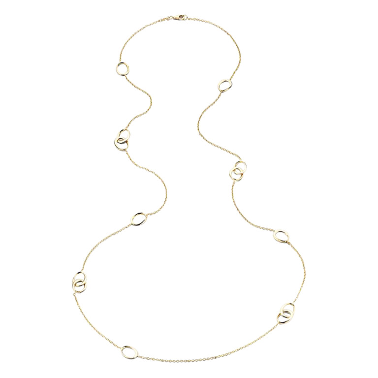 geelgoud schakel collier Schaap en Citroen Essentials - #1 geelgoud schakel collier Schaap en Citroen Essentials - #1