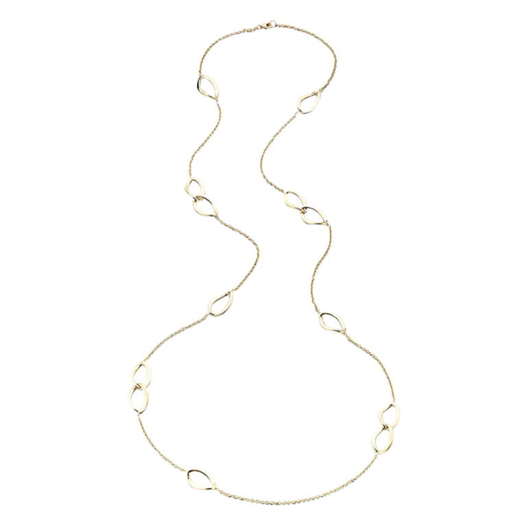 geelgoud schakel collier Schaap en Citroen Essentials - #1 geelgoud schakel collier Schaap en Citroen Essentials - #1