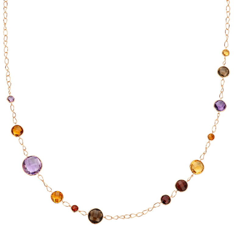 roodgoud collier met Diversen Schaap en Citroen Colours - #2 roodgoud collier met Diversen Schaap en Citroen Colours - #2