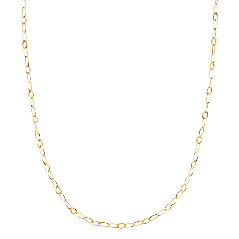 geelgoud schakel collier Schaap en Citroen Essentials - #2 geelgoud schakel collier Schaap en Citroen Essentials - #2