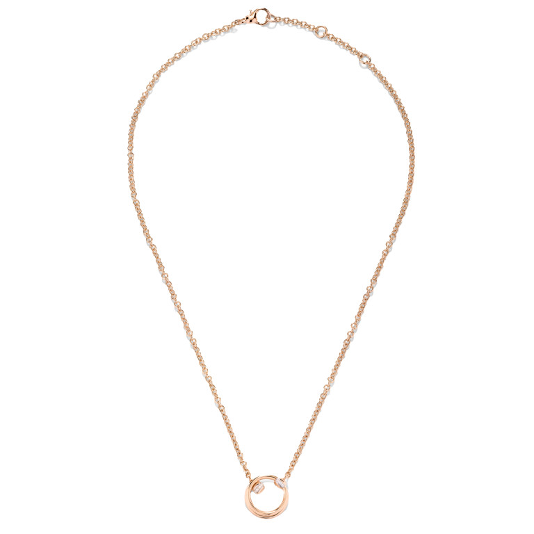 Pomellato Pomellato Together Colliers roodgoud met diamant - PCC4012 O7WHR DB000 - #4 Pomellato Pomellato Together Colliers roodgoud met diamant - PCC4012 O7WHR DB000 - #4