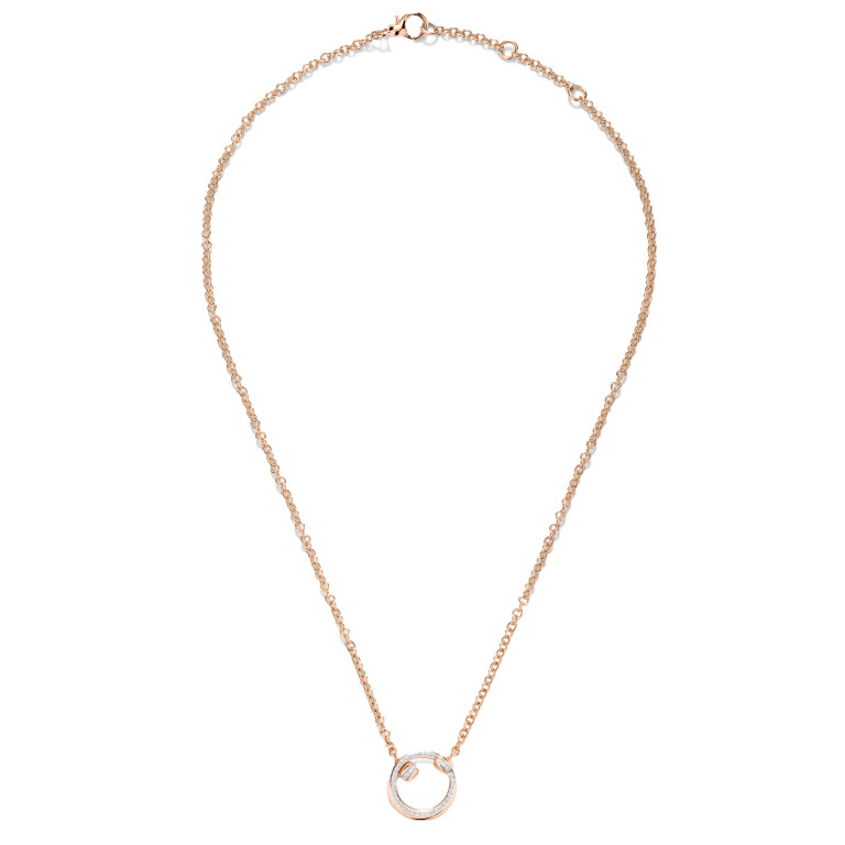 Pomellato Pomellato Together Colliers roodgoud met diamant - PCC4013 O7WHR DB000 - #3 Pomellato Pomellato Together Colliers roodgoud met diamant - PCC4013 O7WHR DB000 - #3