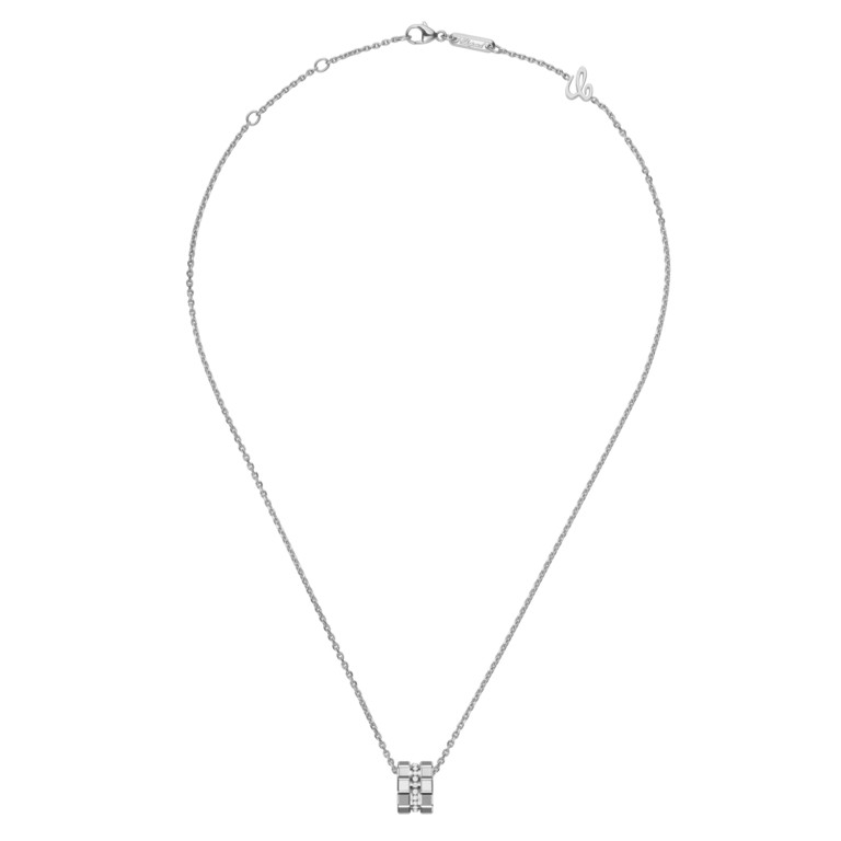 Chopard Ice Cube Mini collier witgoud met diamant - 797005-1003 - #2 Chopard Ice Cube Mini collier witgoud met diamant - 797005-1003 - #2