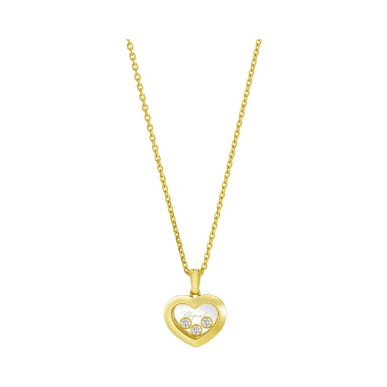 Chopard Happy Diamonds Icons Heart collier met hanger geelgoud met diamant - undefined - #3