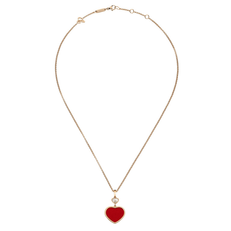 Chopard Happy Diamonds Happy Hearts collier met hanger roodgoud met diamant - 797482-5820 - #2 Chopard Happy Diamonds Happy Hearts collier met hanger roodgoud met diamant - 797482-5820 - #2