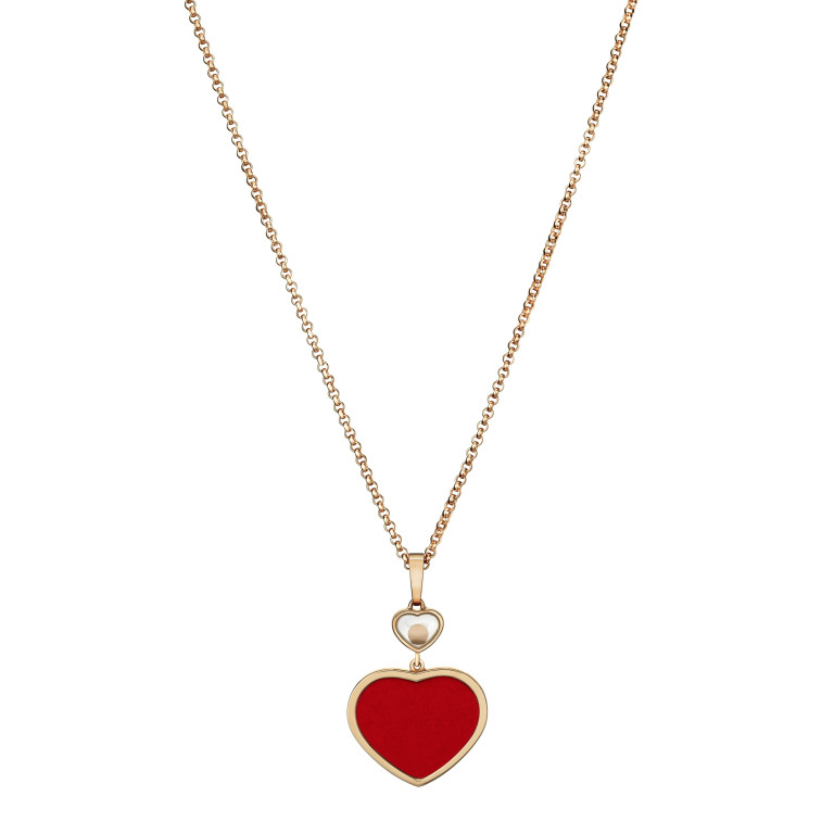 Chopard Happy Diamonds Happy Hearts collier met hanger roodgoud met diamant - 797482-5820 - #4 Chopard Happy Diamonds Happy Hearts collier met hanger roodgoud met diamant - 797482-5820 - #4
