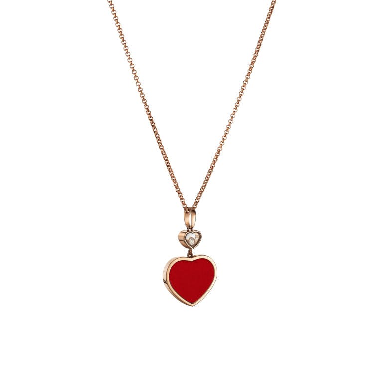 Chopard Happy Diamonds Happy Hearts collier met hanger roodgoud met diamant - undefined - #3