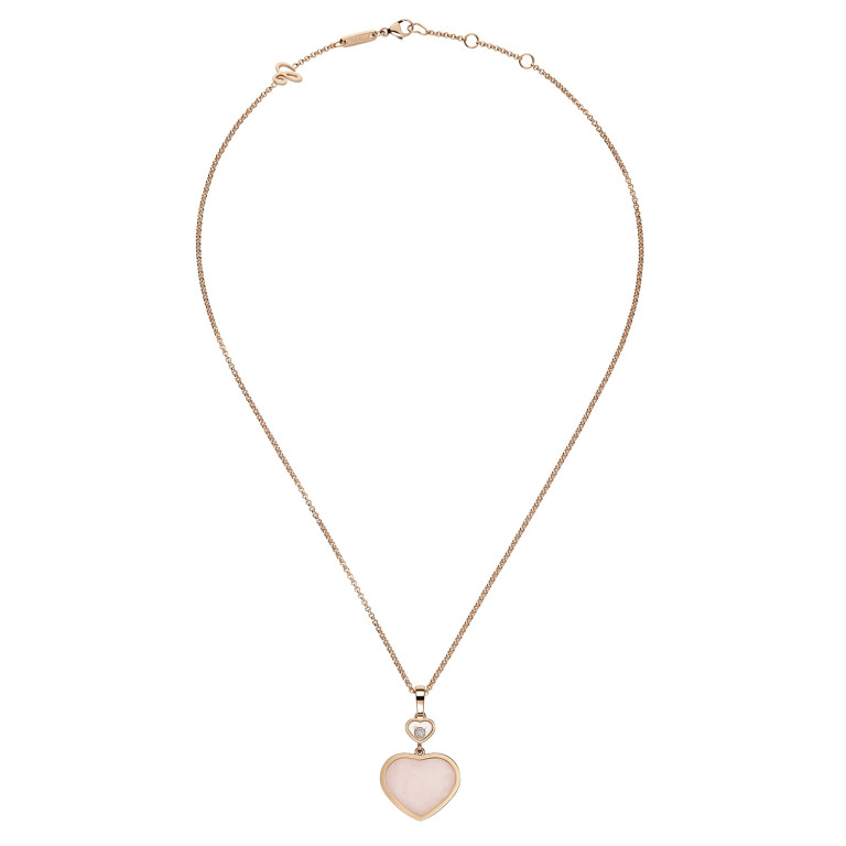 Chopard Happy Diamonds Happy Hearts collier met hanger roodgoud met diamant - 797482-5620 - #2 Chopard Happy Diamonds Happy Hearts collier met hanger roodgoud met diamant - 797482-5620 - #2