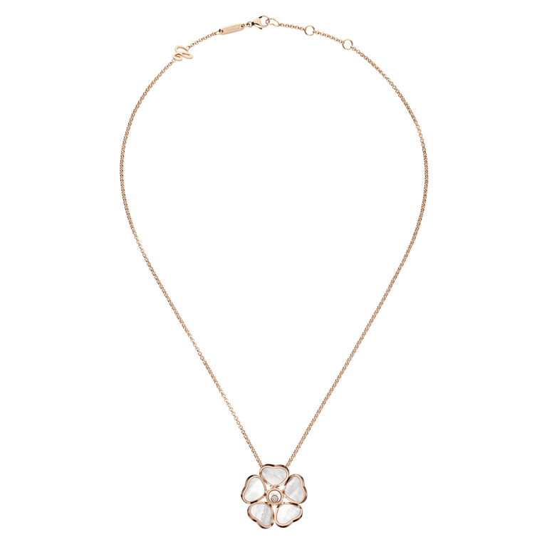 Chopard Happy Diamonds Happy Hearts Flowers collier met hanger roodgoud met diamant - 79A085-5301 - #2 Chopard Happy Diamonds Happy Hearts Flowers collier met hanger roodgoud met diamant - 79A085-5301 - #2