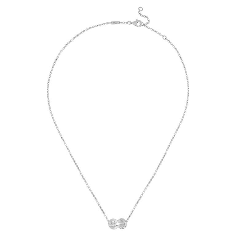 Fred Chance Infinie collier witgoud met diamant - 7B0222-000 - #5 Fred Chance Infinie collier witgoud met diamant - 7B0222-000 - #5