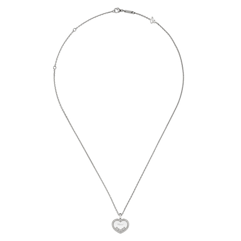 Chopard Happy Diamonds Icons Heart collier met hanger witgoud met diamant - 79A038-1201 - #3 Chopard Happy Diamonds Icons Heart collier met hanger witgoud met diamant - 79A038-1201 - #3