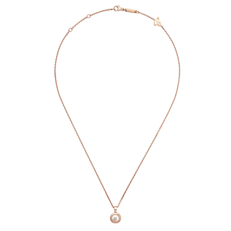 Chopard Happy Diamonds Icons Round collier met hanger roodgoud met diamant - 79A017-5001 - #2 Chopard Happy Diamonds Icons Round collier met hanger roodgoud met diamant - 79A017-5001 - #2