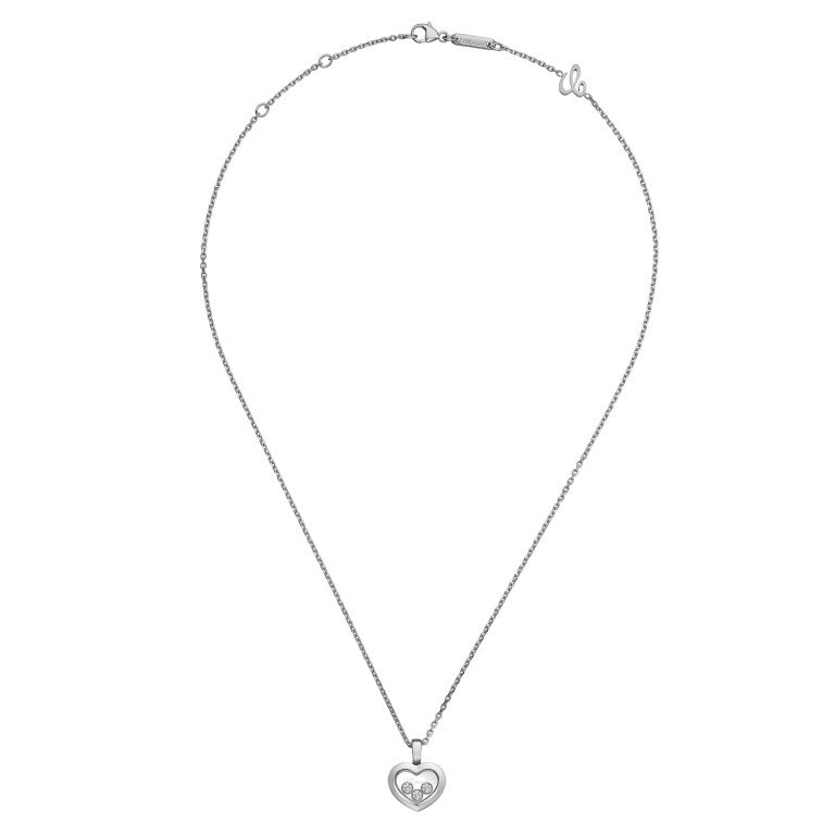 Chopard Happy Diamonds Icons Heart collier met hanger witgoud met diamant - 79A611-1001 - #2 Chopard Happy Diamonds Icons Heart collier met hanger witgoud met diamant - 79A611-1001 - #2