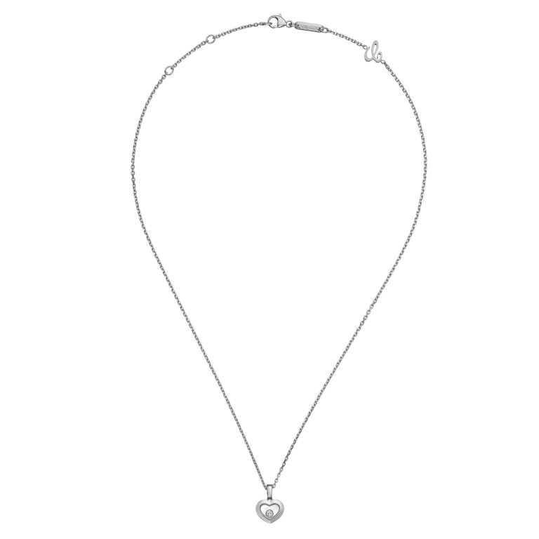 Chopard Happy Diamonds Icons Heart collier met hanger witgoud met diamant - 79A054-1001 - #2 Chopard Happy Diamonds Icons Heart collier met hanger witgoud met diamant - 79A054-1001 - #2