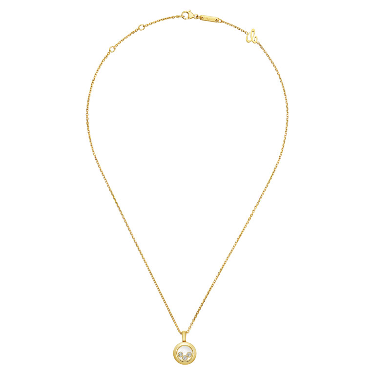 Chopard Happy Diamonds Icons Round collier met hanger geelgoud met diamant - 79A018-0001 - #2 Chopard Happy Diamonds Icons Round collier met hanger geelgoud met diamant - 79A018-0001 - #2
