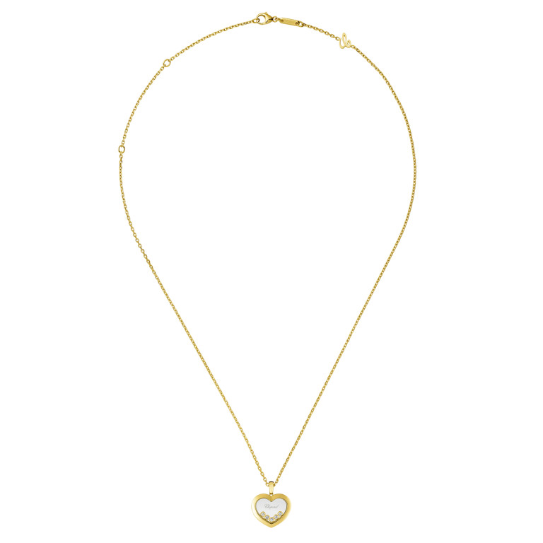 Chopard Happy Diamonds Icons Heart collier met hanger geelgoud met diamant - 79A038-0001 - #2 Chopard Happy Diamonds Icons Heart collier met hanger geelgoud met diamant - 79A038-0001 - #2