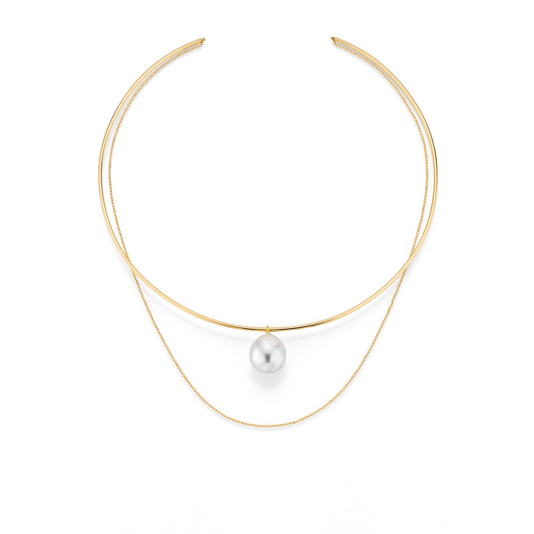 Yana Nesper Open Mind collier geelgoud - OM18 - #2 Yana Nesper Open Mind collier geelgoud - OM18 - #2