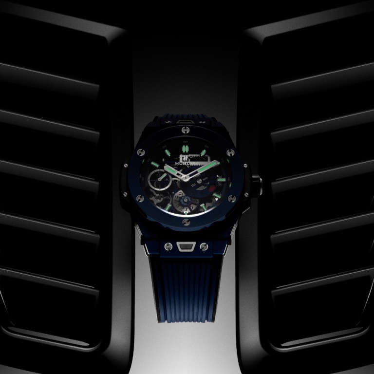 Hublot Big Bang Meca-10 Ceramic Blue 10-Day Power Reserve 45mm - 414.EX.5123.RX - #4 Hublot Big Bang Meca-10 Ceramic Blue 10-Day Power Reserve 45mm - 414.EX.5123.RX - #4