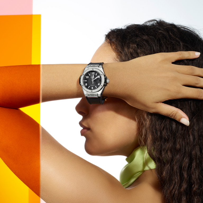 Hublot Big Bang One Click Steel Diamonds 33mm - 485.SX.1170.RX.1204 - #5 Hublot Big Bang One Click Steel Diamonds 33mm - 485.SX.1170.RX.1204 - #5