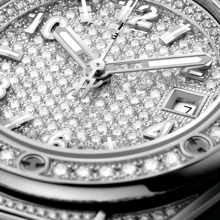 Hublot Big Bang One Click Steel Full Pavé 33mm - 485.SX.9000.RX.1604 - #2 Hublot Big Bang One Click Steel Full Pavé 33mm - 485.SX.9000.RX.1604 - #2