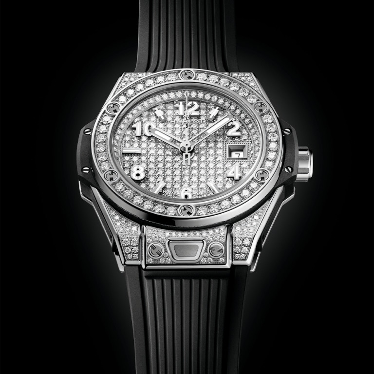 Hublot Big Bang One Click Steel Full Pavé 33mm - 485.SX.9000.RX.1604 - #4 Hublot Big Bang One Click Steel Full Pavé 33mm - 485.SX.9000.RX.1604 - #4