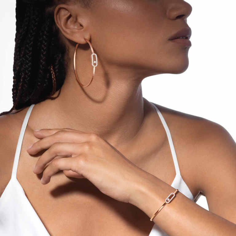 Messika Move Uno armband roodgoud met diamant - 12057-PG - #5 Messika Move Uno armband roodgoud met diamant - 12057-PG - #5