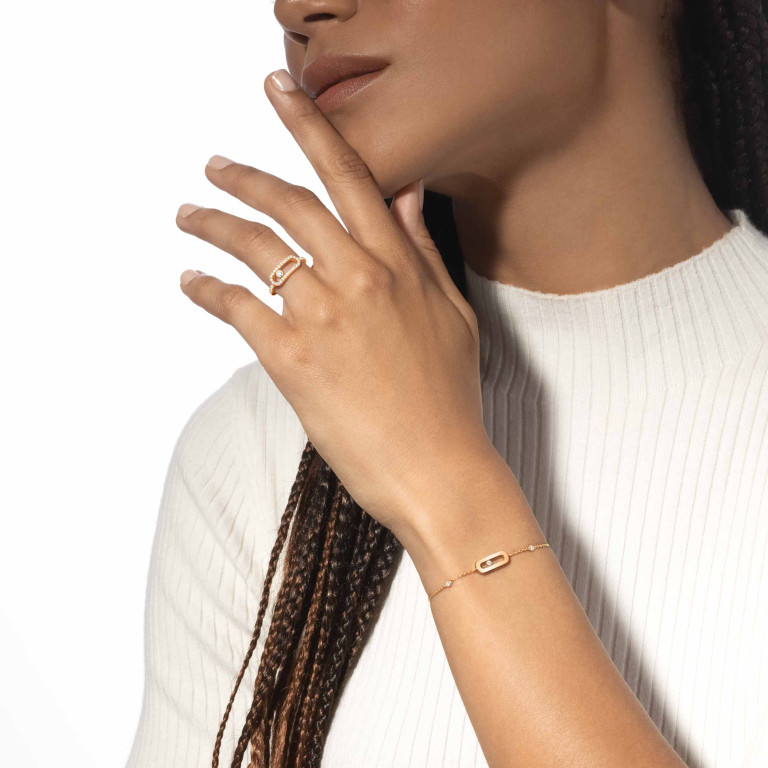 Messika Move Uno ring geelgoud met diamant - 12113-YG - #2 Messika Move Uno ring geelgoud met diamant - 12113-YG - #2