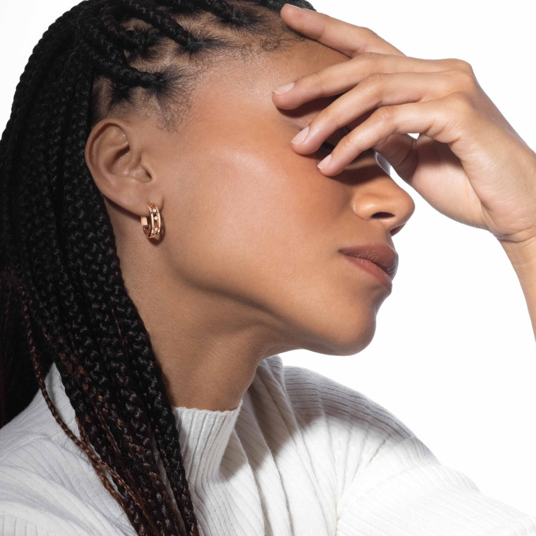 Messika Move Classic oorringen roodgoud met diamant - 4407-PG - #3 Messika Move Classic oorringen roodgoud met diamant - 4407-PG - #3