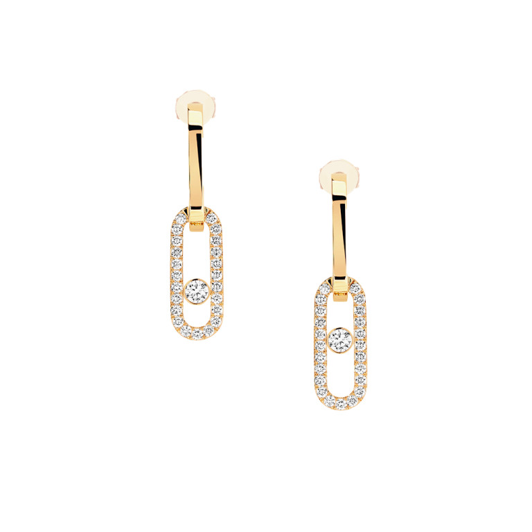 Move Link oorhangers - Messika - 12469-YG Move Link oorhangers - Messika - 12469-YG