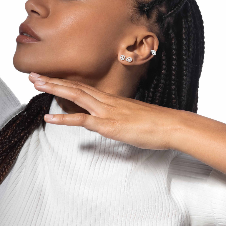 Messika My twin oorknoppen witgoud met diamant - 7004-WG - #3 Messika My twin oorknoppen witgoud met diamant - 7004-WG - #3