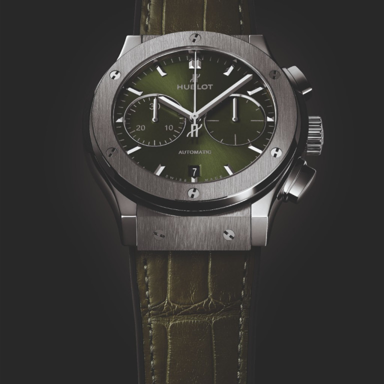 Hublot Classic Fusion Chronograph Chronograph Titanium Green 45mm - 521.NX.8970.LR - #2 Hublot Classic Fusion Chronograph Chronograph Titanium Green 45mm - 521.NX.8970.LR - #2