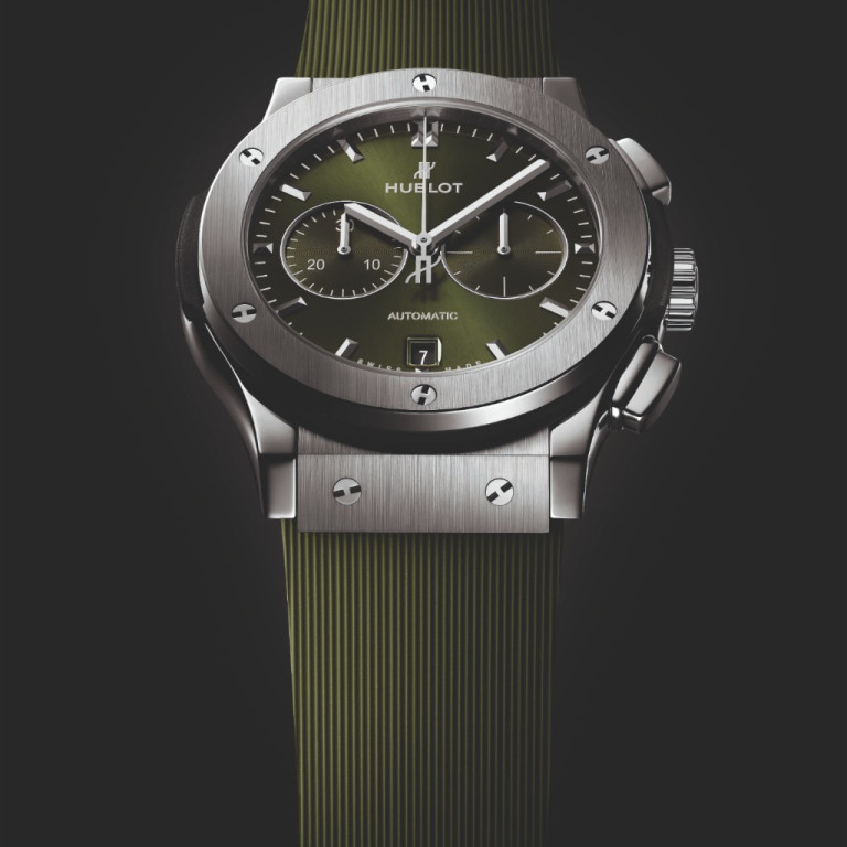 Hublot Classic Fusion Chronograph Titanium Green 42mm - 541.NX.8970.RX - #5 Hublot Classic Fusion Chronograph Titanium Green 42mm - 541.NX.8970.RX - #5
