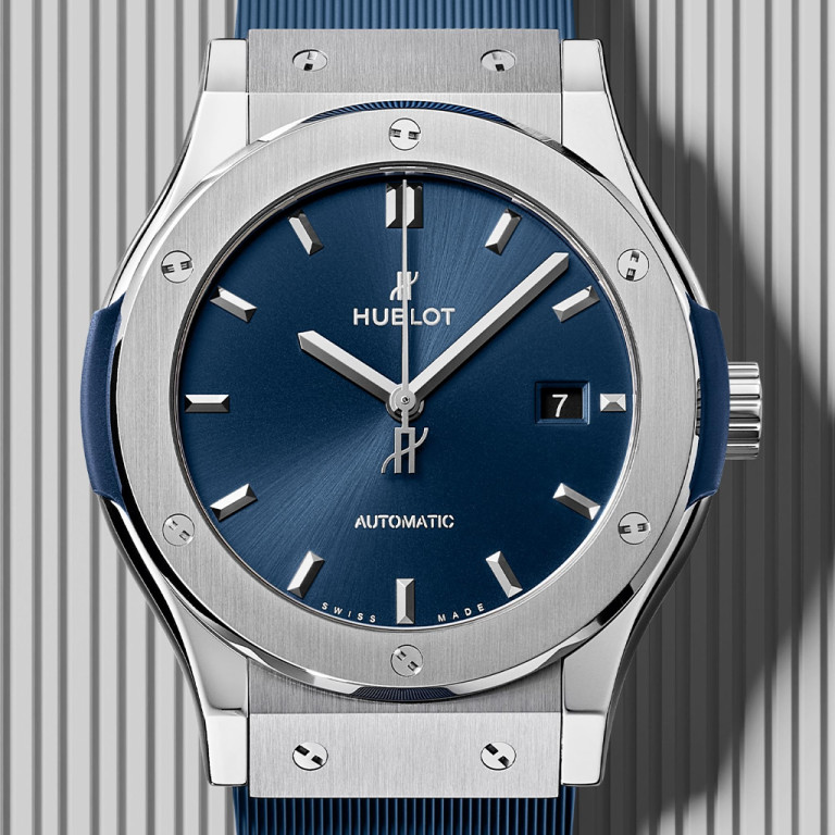 Hublot Classic Fusion Titanium Blue 42mm - 542.NX.7170.LR - #5 Hublot Classic Fusion Titanium Blue 42mm - 542.NX.7170.LR - #5