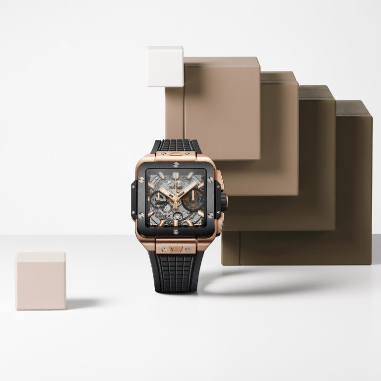 Hublot Square Bang Unico King Gold Ceramic 42mm - 821.OM.0180.RX - #8 Hublot Square Bang Unico King Gold Ceramic 42mm - 821.OM.0180.RX - #8