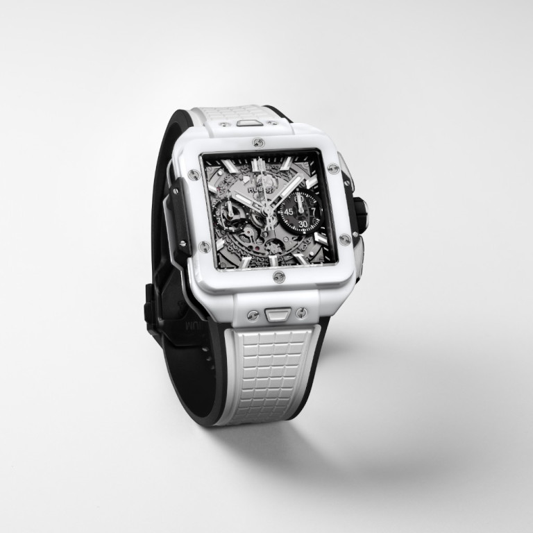 Hublot Square Bang Unico White Ceramic 42mm - 821.HX.0170.RX - #6 Hublot Square Bang Unico White Ceramic 42mm - 821.HX.0170.RX - #6