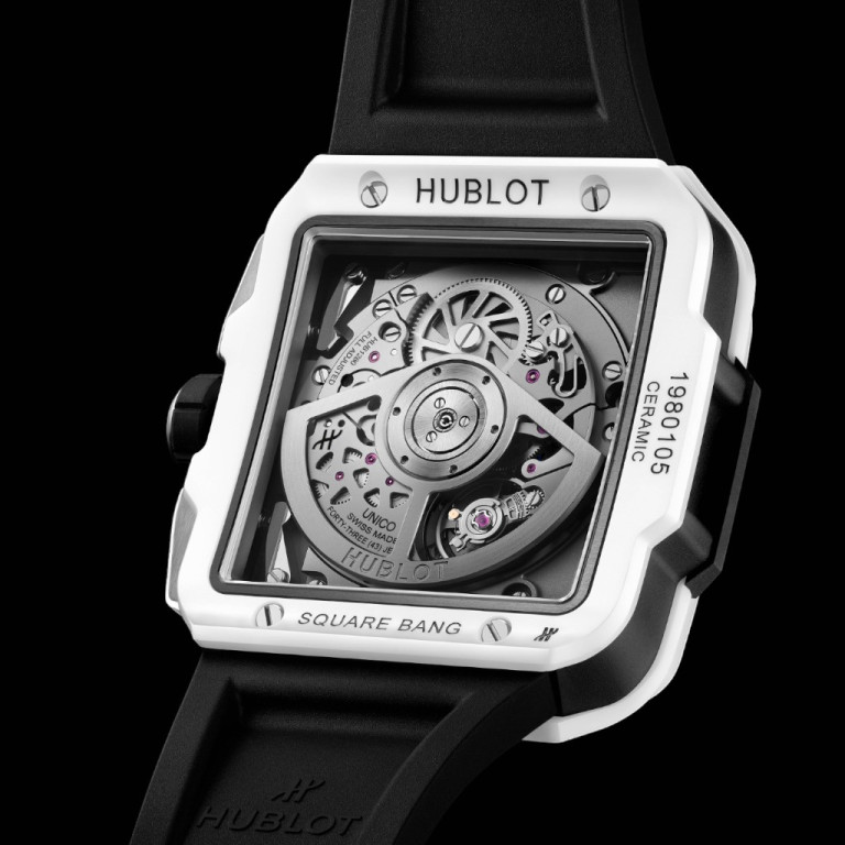 Hublot Square Bang Unico White Ceramic 42mm - 821.HX.0170.RX - #4 Hublot Square Bang Unico White Ceramic 42mm - 821.HX.0170.RX - #4