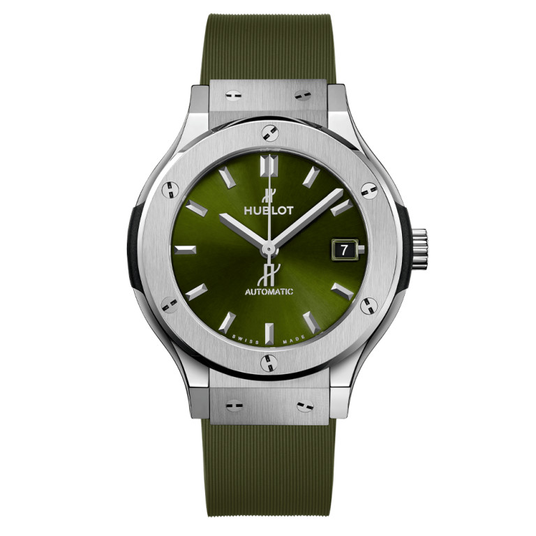 Hublot Classic Fusion Titanium Green 38mm - 565.NX.8970.RX - #1 Hublot Classic Fusion Titanium Green 38mm - 565.NX.8970.RX - #1