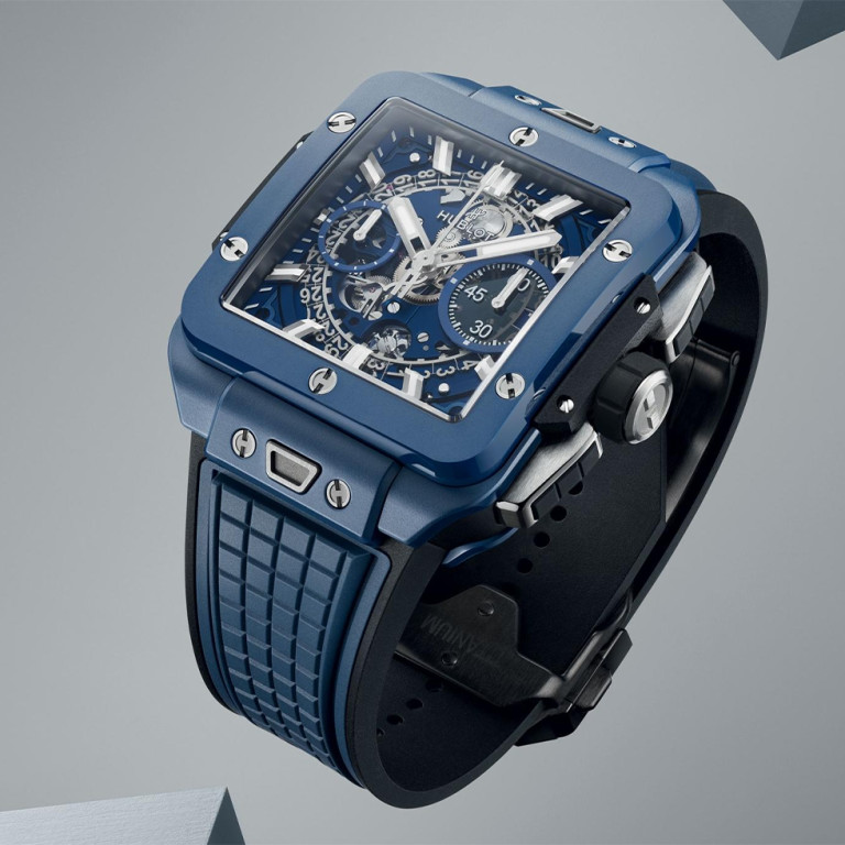 Hublot Square Bang Unico Blue Ceramic 42mm - 821.EX.5170.RX - #4 Hublot Square Bang Unico Blue Ceramic 42mm - 821.EX.5170.RX - #4