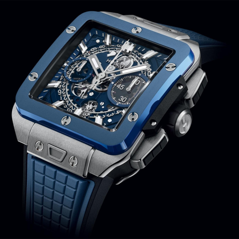 Hublot Square Bang Unico Titanium Blue Ceramic 42mm - 821.NL.5170.RX - #4 Hublot Square Bang Unico Titanium Blue Ceramic 42mm - 821.NL.5170.RX - #4